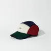 Berretto da baseball retrò americano di colore patchwork Ornamenti di moda Cappello giapponese Cappelli da strada Cappelli di tendenza