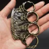 Ghost Fire Metal EDC Four Finger Tiger Fist Anello Filla a mano Martial Arts Set with Car Equipment RN5Z