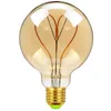 Bulbos Home Retro Bulbo E27 LED leve Filamento 110V 220V 4W Dimmable G95 Vintage Ampoule