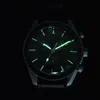 Relógios masculinos biocerâmicos Planet Moon com função completa Quarz Chronograph Watch Mission To Mercury 42 mm Nylon Luxury Watch Limited Editi251A