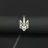 H￤nge halsband ukraina nationella emblem h￤ngen f￶r m￤n kvinnor mode rostfritt st￥l ukrainska symbol charm kedjor halsband juvelrypenda