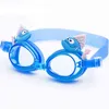 Cute crianças crianças silicone transparente nadada óculos à prova d 'água óculos anti-nevoeiro para piscinas natação óculos g220422