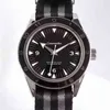 Luksusowe zegarki dla mężczyzn mechanicznych zegarek europejski duch czarna twarz BEST BEAST BEZPIECZEŃSTWA 007 Szwajcarska marka Geneva Wristatches