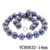 Chaînes Arrivée 6-14mm Lapis Lazuli Tour Collier Chaîne Pour Femmes Filles Cadeaux Gros Bijoux Faisant Prix 18 poucesChaînes