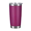 Tasses de voiture de 20 oz Tasses en acier inoxydable Tumblers Coupe Drinkware Couvercle d'étanchéité Isolation sous vide Tasse de bière de café touristique Tumbler FY4412 SS1101