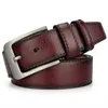 Cinture da uomo d'affari in pelle di design di lusso fibbia ad ardiglione per jeans cinturino in vita marrone nero cintura classica ceinture HommeBelts Emel22