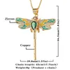 Pendant Necklaces Bohemian Women's Fashion Accessories Insect Enamel Drip Oil Dragonfly Ins Net Red Wild Necklace Party Holiday GiftPend