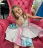 Cupcakes Unicorns Girl Pageant Dress 2022 Little Girls Cocktail Rising Star Interview Introduction sur scène Robes de soirée formelles pour enfants Ados Préadolescents Toddler