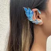 Запись винтовой задний градиент Blue Fish Ear Cuff Clip Serving