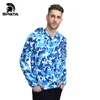Hunting Jackets Men Fishing Clothes Camouflage Long Sleeve Hoodie Suit Pants Quick Drying Breathable Sun UV Protection TopHunting