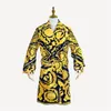 Classic Jacquard Designer Bathrobe Baroque Night Robe Men Women Robes Couple Home Wear Sleepwear Unisex Breathable Warm Robes2022