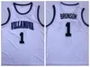 メンズ・ヴィラノバ・ワイルドキャッツ大学バスケットボールジャージヴィンテージ15ライアン・アルシダコノ1ジャレン・ブランソン10ドンテ・ディビンツォ25ミカル・ブリッジシャツS