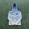 22SS مبيع الساخنة سترة سترة trapstar Irongate t Windbreaker-Blue Grdient Blue Top Top الجودة المطرزة بأحجام معطف XS-XL