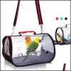 Dog Carrier Supplies Pet Home Garden Portable Clear Bird Parrot Transport Cage Breathable Travel Bag Small Pets Rabbit Guinea Pig Chinchil