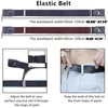 Cinture Cintura elastica 4 Cintura regolabile senza fibbia Cintura elastica da uomo larga neraCinture