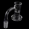 Fumer Sablier Terp Slurper Quartz Banger Ongles À Bord Biseauté 25mmOD pour Verre Bong Conduites D'eau Dab Rig