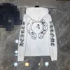 Xuhu 2022 Luksusowa marka Ch Hoodie American High Street Fashion wieloelementowy Mattyboy Graffiti Para Casual Swater Eq3igziim9sq