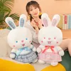 Doll New Rabbit Doll Plush Toy Creative Cartoon Skirt Skirt Cain Cain Rabbits Doll لإرضاء دمى الخرقة