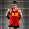 Muscleguys Palestre in cotone Canotte Canotte da uomo senza maniche Canotte per ragazzi Bodybuilding Abbigliamento Canottiera Fitness Stringer Vest 220621