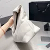 Designer -Leer Messenger Bag Classic Flip Women Crossbody Tassen Pas metalen ketting grote mode handtas