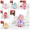 5st/set 8cm Little Kelly Confused Doll Princess Mini Simba Söta baby dockor Body Toys For Girls Children Gifts 220505