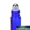 10ml Glass Roll On Bottles Refillable Bottles With Metal Ball & Brushed Cap 1Set Aromatherapy Essential Oil Roller