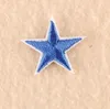Patches bordados em estrela Acessórios DIY Bordado Apliques de costura de remendos para chapéus de decoração jeans presentes