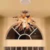 Lampada a sospensione personalizzata Lampadario moderno in vetro soffiato fatto a mano Stile giapponese Murano Art Déco Luce 28 x 20 pollici