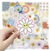 50pcs çiçek çıkartma karikatür grafiti diy bebek scrapbooking bagaj günlüğü telefon dizüstü dekor su geçirmez kitap albüm çocuk çıkartmaları g6125320