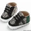 Baby designers skor nyfödda barnskor duk sneakers baby pojke flicka mjuk sula spjälskor först vandrare 0-18 månader