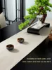 Стол -бегун китайский стиль хлопка и льняной материал с той же полотенной наволочкой для чайного полотенца ткань 220615