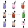 Charmes sieraden bevindingen componenten creatieve hars parel melk thee bubble fruitsap cup fles hanger voor juwelen dhszz