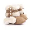 Erste Wanderer Winter Schneestiefel für Baby Girls Super warme Baumwolltuch Schuhe Mädchen Babys Bogenknotbälle Prinzessinschuhschuhe