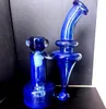 ash catcher gravity bong 2022 intoxicating Sapphire Silver Hookah oil rig Chai Jin bubble machine hookah full height 7.8 inches two gifts