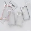 Coques de téléphone pare-chocs de cadre en TPU souple de couleur bonbon de luxe pour Xiaomi Mi 11T Pro couverture arrière rigide en acrylique transparent Redmi 10