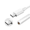 Mikrotyp C till 3,5 mm Jack Aux -adapter för Huawei P20 Pro Honor20 10 Hörlur Adaptador USB C Kabelanslutningar O Converter3887681