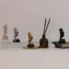 Decorative Objects & Figurines Miniature Sculpture Decoration Ornament Resin Silence Is Gold Statue Home Furnishings Modern Art Crafts Offic