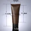 50g 100g 120g/ml de tubo macio de alta qualidade com preto para parafuso PP Tampa de creme de tampa de creme de plástico de plástico penteado garrafas vazias