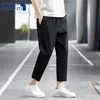 Men's Summer Spring Casual Fashion Quick Dry Breathable Solid color Pants Male Lightweight Street Fitness Joggers Trousers 220330