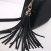 Designer caméra sacs à bandoulière en cuir véritable femmes sac de messager bandoulière Cassic Tassel Saddle sacs à main dame toile cartable zipper sac à main rabat 308364 Saffiano