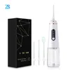 [ZS] Portable 5 Mode 350 ML USB RECHARGEABLE Electric Waterpulse Oral Irrigator Water Flossser Dental Jet for False Teeth Smemannan 220510