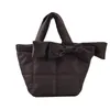 Вечерние сумки лук большая сумка для ведра 2022 зима высокое качество Оксфорд ткань женская дизайнерская сумка на плечо