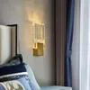 Lampy ścienne Nordyckie lekkie luksusowe bąbelek Crystal lampa nowoczesna prosta design villa salon sypialnia sypialnia okręgowa sztuka korytarza