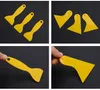 Plast Auto Carbon Fiber Vinyl Film Wrapping Scraper Car Window Styling Sticker Film Bubble Squeegee Scraper Cleaning Tool