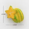 Бионный фруктовый холодильник с 3D холодильниками Магниты ананаса бамбука авокадо папайя клубника дуриан Черри Карамбола Дом DCOR 220426