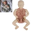 20 Zoll 51 cm realistische geborene Stoff-Reborn-Puppe unbemalt unvollendete Puppenteile DIY Blank Doll Kit LJ201125