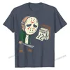 Freitag der 12. Lustiges Halloween-Horrorfilm-Humor-T-Shirt Männer Fitness Enge Tops Shirt Baumwolle T-Shirts Geburtstag 220325