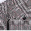 Men039S Trench Coats Minglu Long Mens Luxury Windbreaker Double Breasted Justerbar midja Plaid Män plus storlek 6xl Fashion Man J1944100