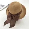 sombrero de paja del sol plegables