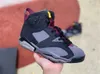 2023 Jumpman Black Infrared 6 6S Heren High Basketball Shoes Midnight Navy University Blue Electric Green Georgetown UNC Bordeaux Hare Carmine Oreo Trainer Sneakers